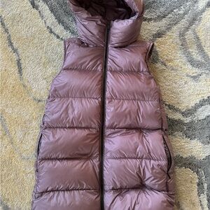 Moncler Purple Puffer Vest